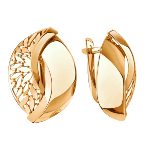 Серьги золото