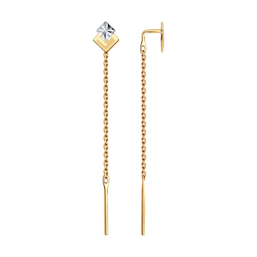 (027997) (Серьги) (Au 585)