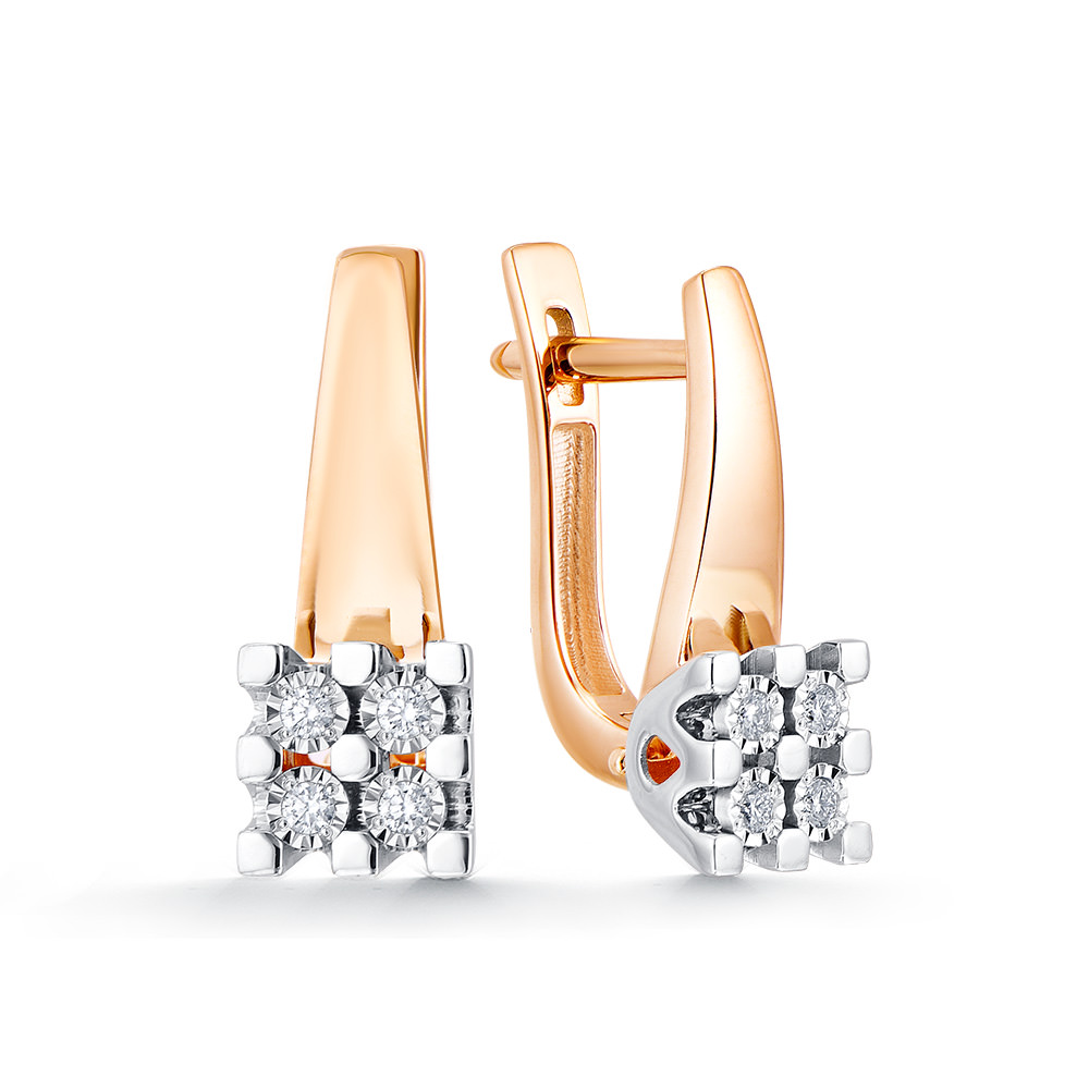 (120-212-100) (Серьги) (Au 585)