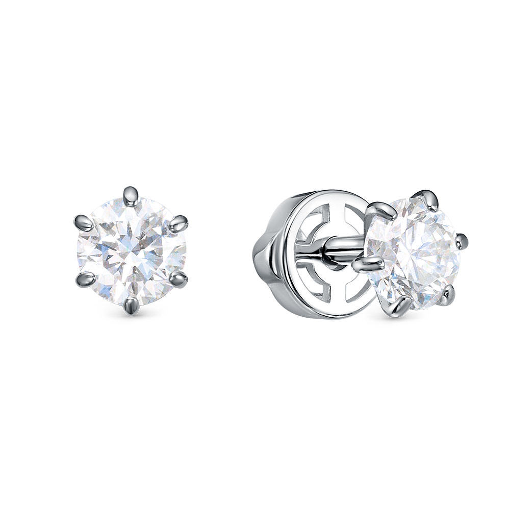 (BR2125401010W) (Серьги) (Au 585)