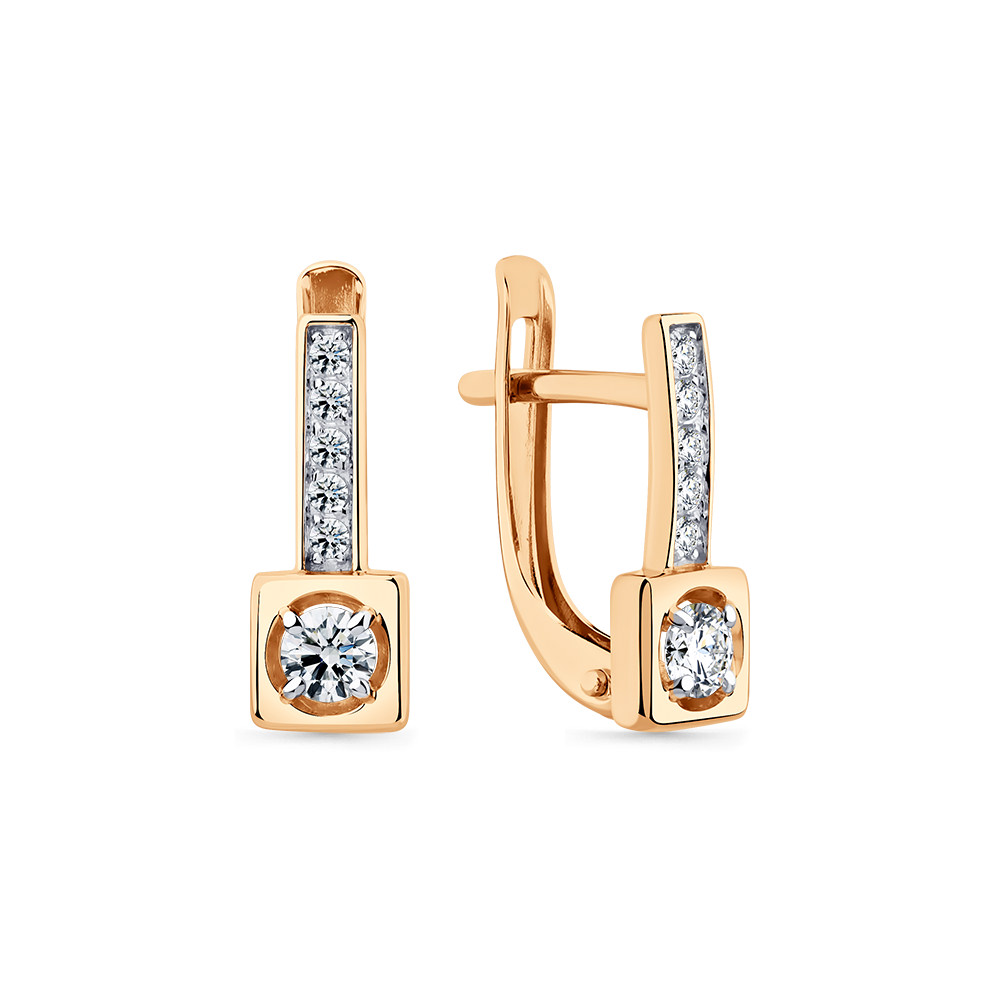 (002-0977-0001-011) (Серьги) (Au 585)