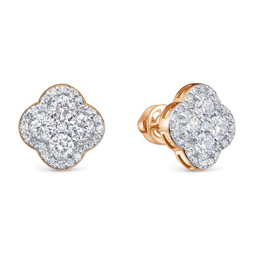 (BR2000601010) (Серьги) (Au 585)