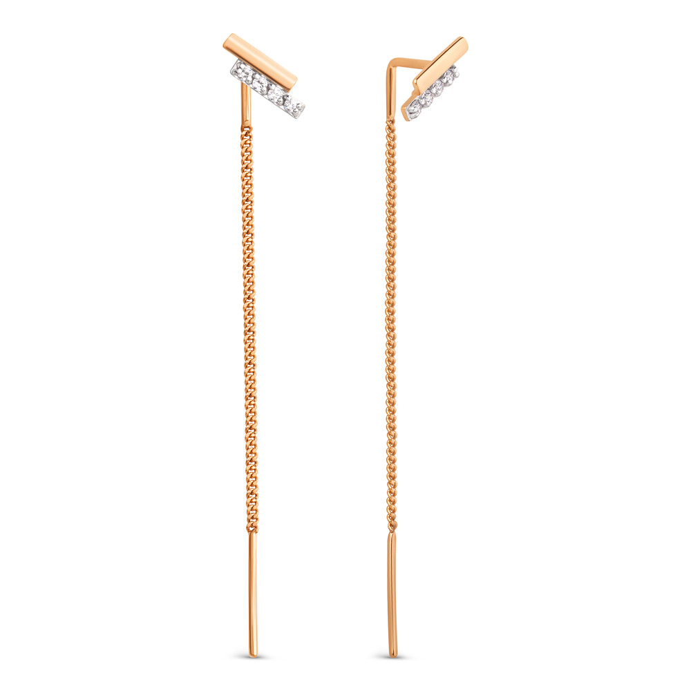 (015772-1102) (Серьги) (Au 585)