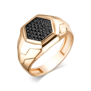 Кольцо мужское золото