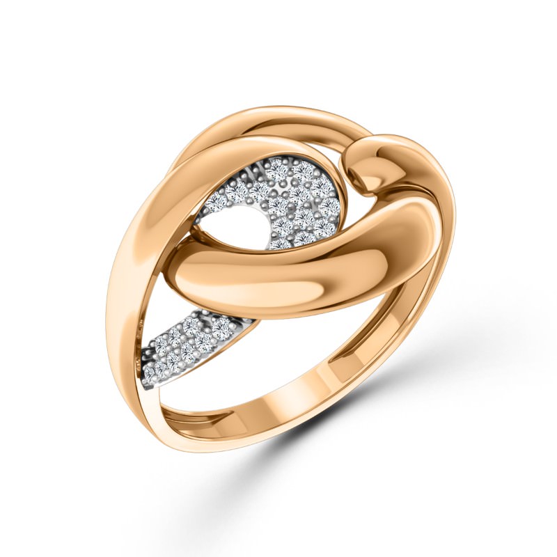 (108-159904) (Кольцо) (Au 585)