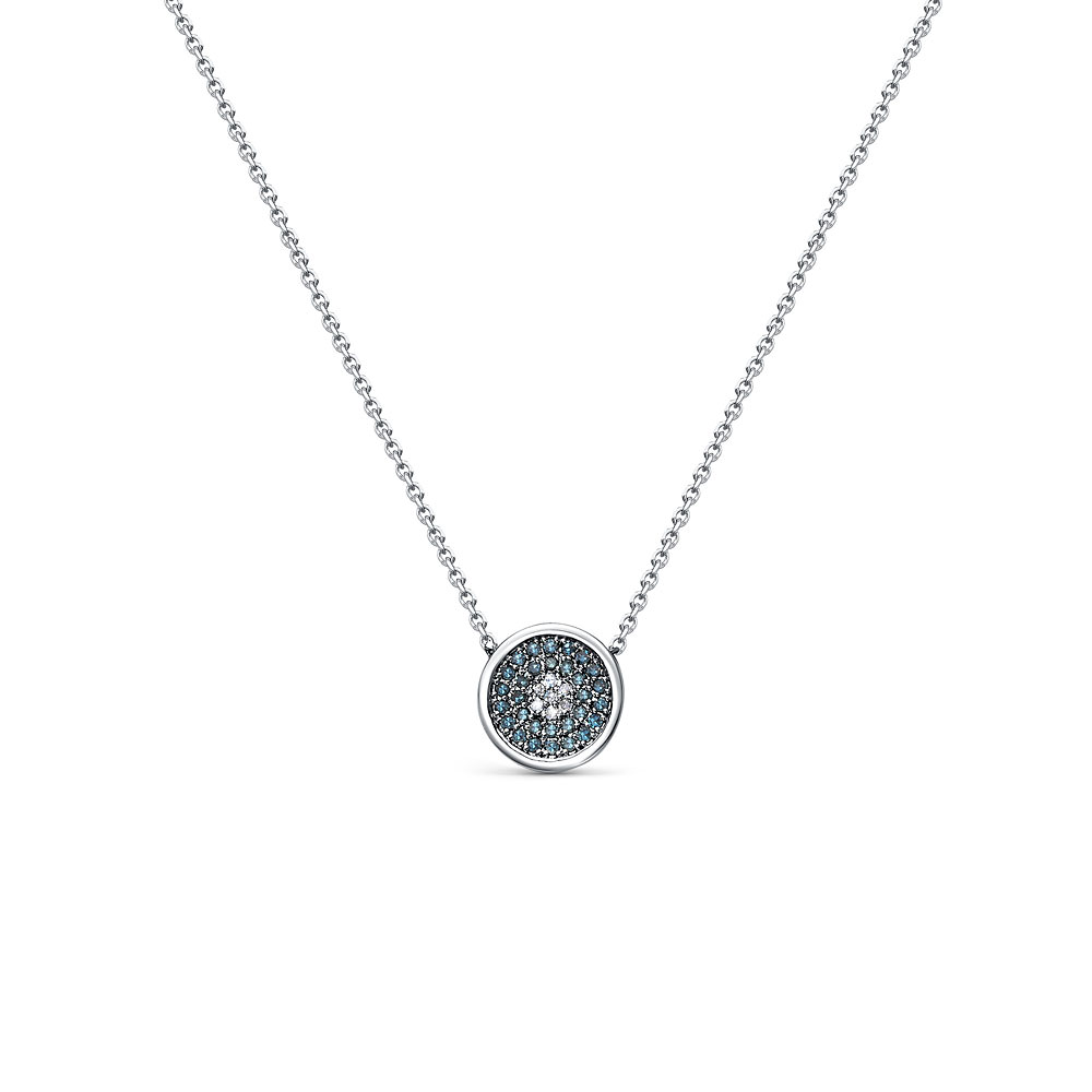 (9-197-106Б-ЧбрБр) (Колье) (Au 585)
