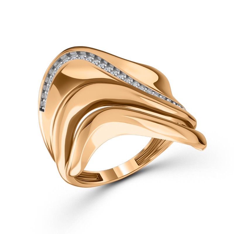 (08-159582) (Кольцо) (Au 585)