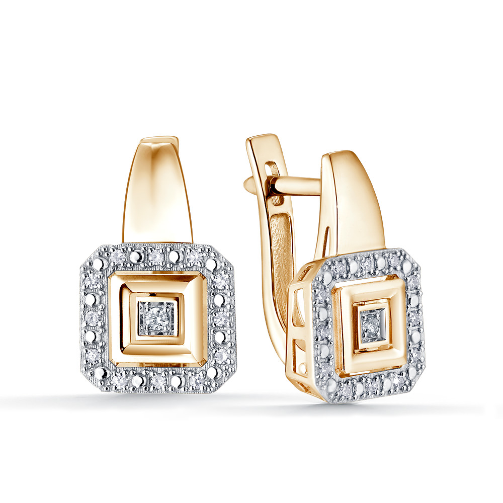 (105-212-150) (Серьги) (Au 585)