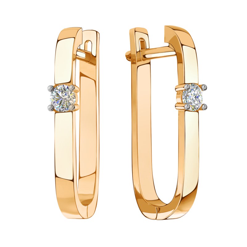 (01-218475) (Серьги) (Au 585)