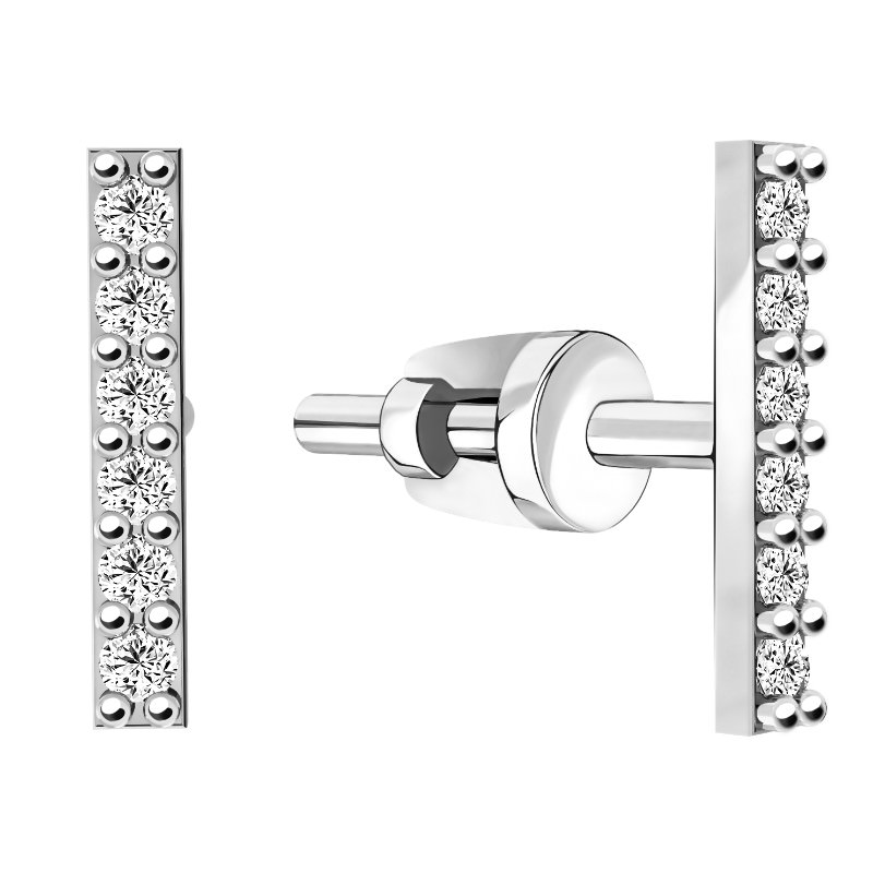 (21-218381) (Серьги) (Au 585)