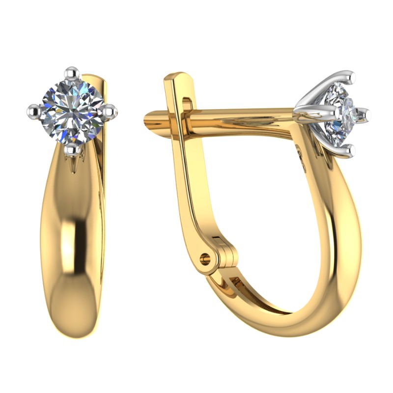 (01-219010) (Серьги) (Au 585)