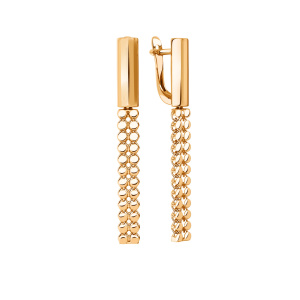 Серьги золото