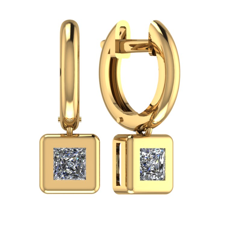 (128-219888) (Серьги) (Au 585)