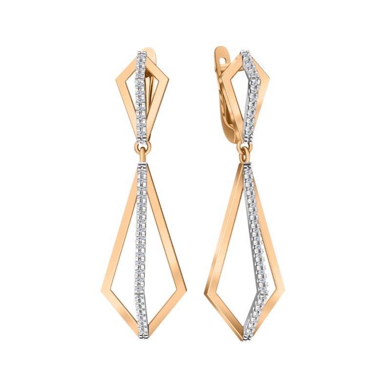 (08-259665) (Серьги) (Au 585)