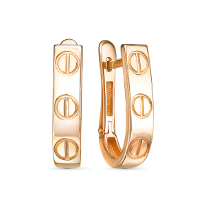 Серьги золото