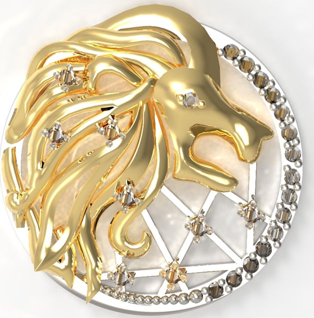 (101208-1102)(Подвеска)(Au 585 красное)