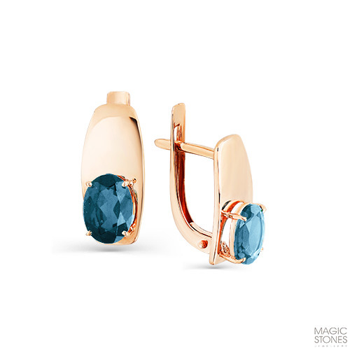 (02-3-105-6700-010) (Серьги) (Au 585)