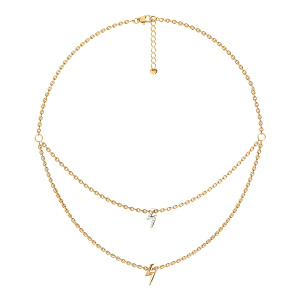 Колье золото