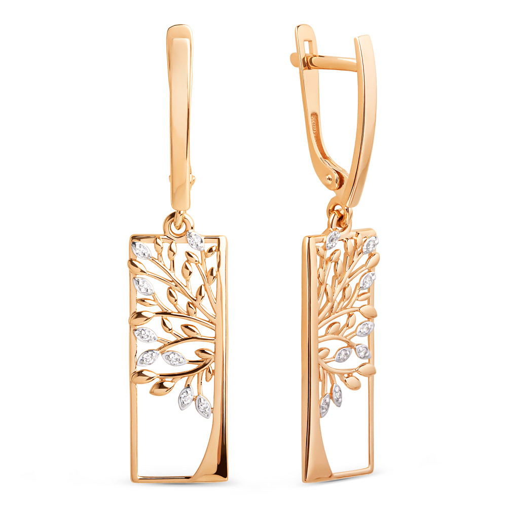 (032032-1102) (Серьги) (Au 585)