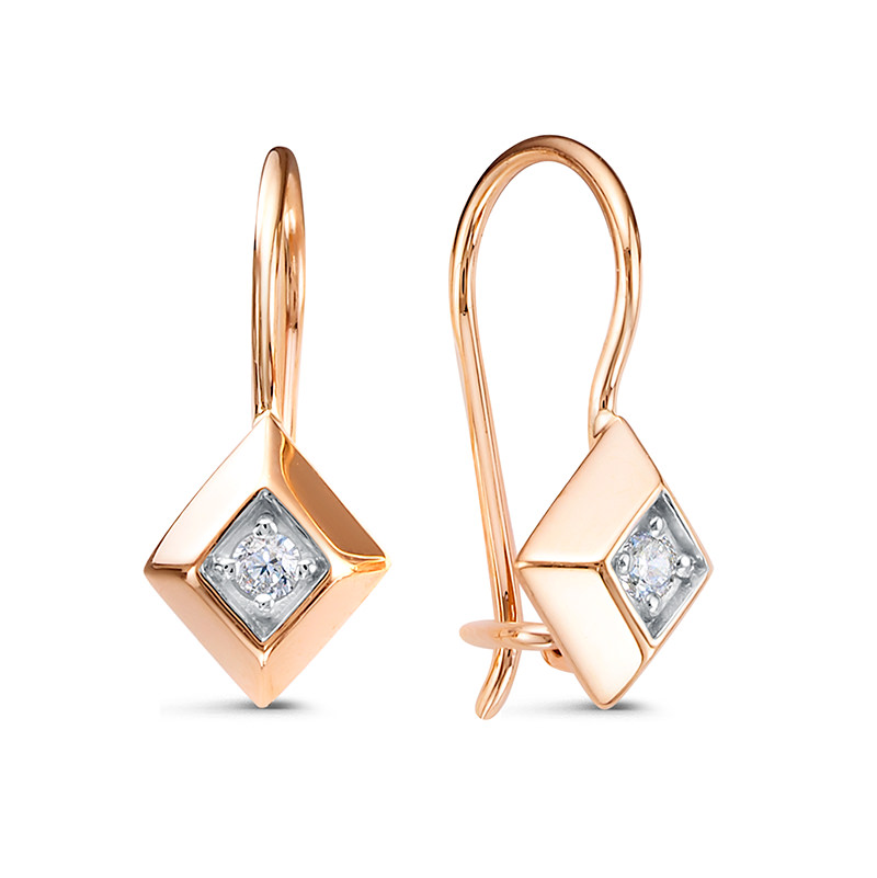 (1205854) (Серьги) (Au 585)