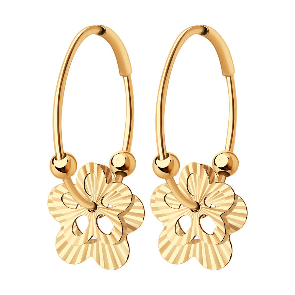 (021325) (Серьги) (Au 585)